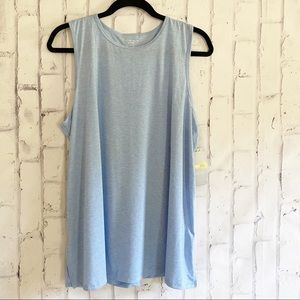 NWT Tek Gear Blue Sleeveless Workout Tank